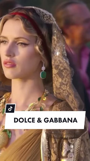Dolce & Gabbana Alta Moda Collection | Valley of the Temples Catwalk 2019