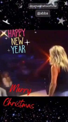 #merrychristmaseveryone #samanthafox#abba | Samantha Fox