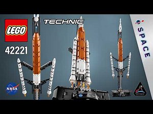 LEGO Technic NASA Artemis Space Launch System Rocket (42221)[632 pcs] Step-by-Step Building Tutorial