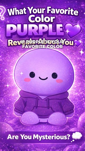PURPLE - What Your Favorite COLOR Says About You 🎨🧠 Psychology with Smile #psychology #shorts
