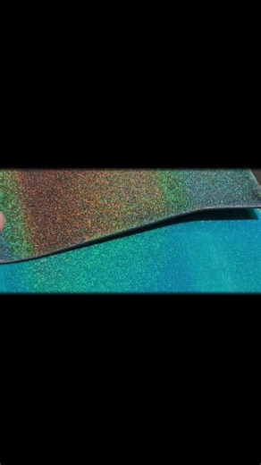 Holographic rainbow color shift🔥@PrismaticPowders #projectresetpowdercoating
