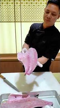 How to Cut Hamachi Sashimi | Melt-in-Mouth Yellowtail 🐟🤤✨