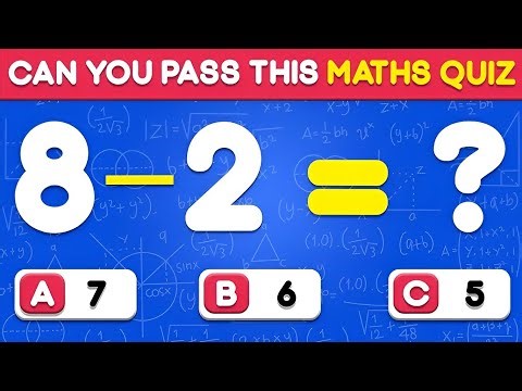 🤔 General Knowledge Maths Quiz Questions With Answers