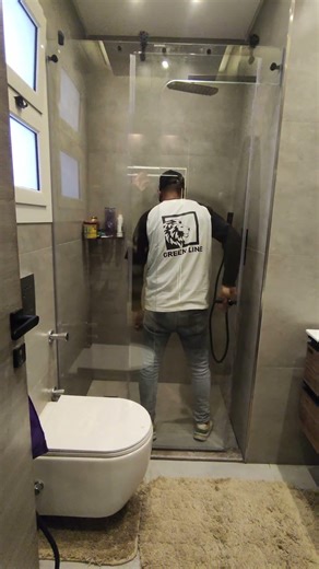 Sliding Glass Shower Cabin System | Frameless & Slim Frame Bathroom Design by Green Line 🚿