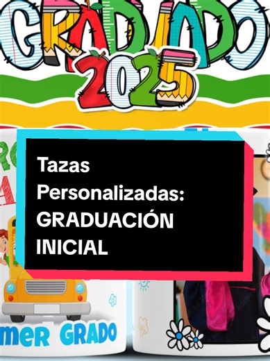 ¡Felicidades a nuestros pequeños héroes que están a punto de graduarse de inicial! 🎓🎉 - Tazas personalizadas con el nombre y foto de tu pequeño - Diseños divertidos y coloridos para celebrar este logro - Perfectas para tomar leche o jugo en la escuela o en casa - Un regalo especial para recordar este momento importante ¡Pide la tuya ahora y haz que este momento sea aún más especial! 🎁👉 #TazasPersonalizadas #Graduación #Inicial #Niños #Felicidades