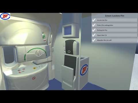 Virtual Door Trainer B787