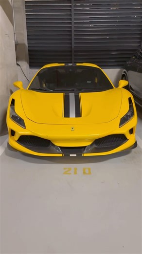 Yellow Ferrari F8 Spyder🔥#cars #ferrari #saidgrc