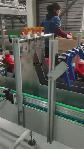 Drop Case packer @Drop type Case packer @Case packer Lubricating oil drop case packer machine