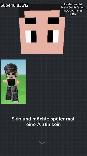 Tag 12 von: Ich verwandle ROBLOX Avatars in MINECRAFT Skins! Heute von superlulu3312^^ #roblox