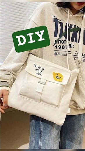 Tote bag from cloth #diy #diycrafts #sewingtutorial #sewingtips #bagsewing