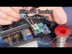 SlimeVR FBT - Desoldering With Only An Iron