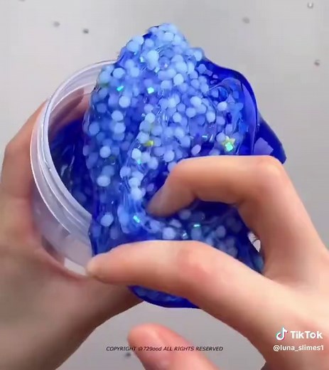 Relaxing ASMR with Blue Slime Creations