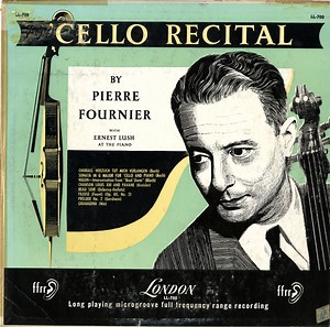 Pierre Fournier With At The Piano Ernest Lush - Cello Recital
