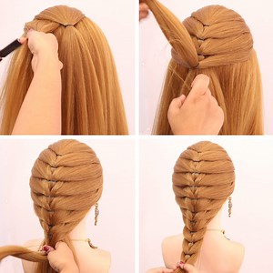 Latest Advance High Ponytail Hairstyle | Braid Hairdo