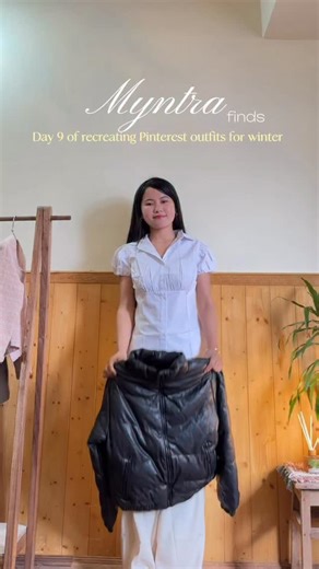 comment “Pinterest” or share this reel in my dm for links Jacket: @showoffff.in ( size: Jeans: @hm Hoodie: @hm #winteroutfitideas #recreatingfallpinterestoutfits #winterfashion #pinterestwinteroutfits #winterfashion2026 [[Recreating Pinterest outfit for winter, Pinterest-inspired winter ook, found Myntra black puffer jacket on sale, black leather puffer jacket, It girl winter outfit ideas, winter outfit ideas 2025, brown sherpa jacket outfit, Mini skirt winter outfit, Cozy winter outfit aestheti