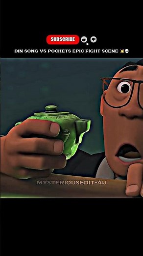 Din Song vs Pockets epic fight scene 💥💀 | Wish Dragon | #animation #edit #shorts @mysteriousedit-4u