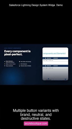 Salesforce Lightning Design System Widge Demo