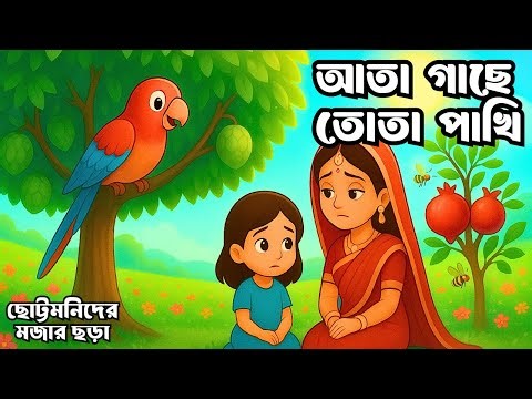 Ata Gache Tota Pakhi, Hattimatim Tim | বাংলা ছড়া | Bengali Rhymes | Bangla cartoon | Totomoni Rhymes