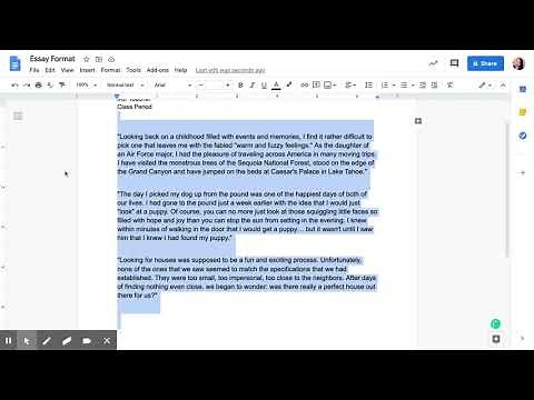 Essay Format Google Docs