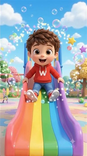 Learn Numbers 1-5 with a Fun Rainbow Slide! 🌈🔢 | ⭕ Baby Wiggy Counting for Toddlers