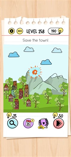 Brain Test Level 258 Solution & Walkthrough | Tricky Puzzles (Android & iOS Shorts)