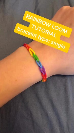 🌈RAINBOW LOOM TUTORIAL🌈 | Rainbow Loom Bracelet