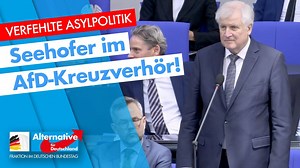 Befragung der Bundesregierung zur verfehlten Asylpolitik: Innenminister Seehofer im AfD-Kreuzverhör! Unglaublich, Bundesinnenminister Horst Seehofer gibt das Versagen des Dublin-Abkommens zu, verweigert aber weiterhin die deutsche Grenze zu schützen und die Migration zu stoppen! | AfD-Fraktion im Deutschen Bundestag