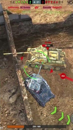 I got behind the TD… and his teammate ruined everything 💀 (WoT Blitz)