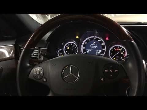 Reset service 2010 E350 Mercedes - Guide works for E Class - C Class - M Class