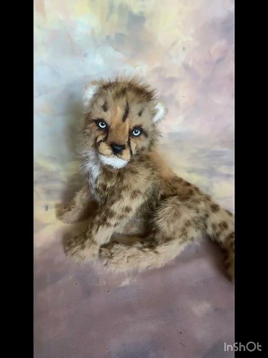 Cheeto — Realistic Cheetah Cub Plush