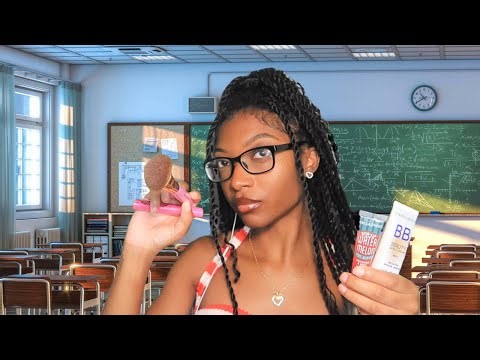 ASMR $5 Classroom Makeover 💄 Cheap Makeup Roleplay, Whispering & Tingles for Sleep