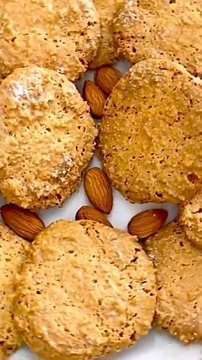 Almond Cookies — Only 3 Ingredients! Gluten-Free! Super Delicious!🍪