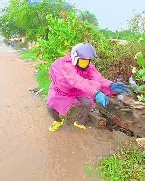 Satisfying Culvert Unclogging Unleashes a Powerful Water Flow #flooding #satisfying #flood