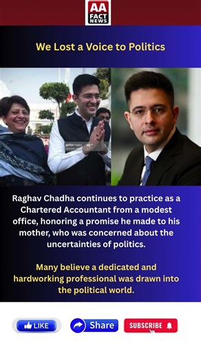 Raghav Chadha’s Untold Story 😱 From CA to Politics #shorts #raghavchadha #trending