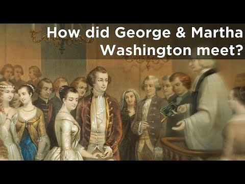 How did George and Martha Washington meet? #AskMountVernon