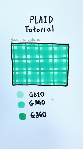 Cómo dibujar un patrón de PLAID con facilidad