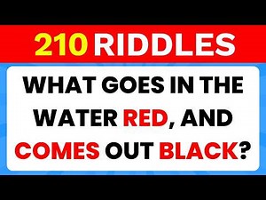 Only a Genius Can Solve These 210 Riddles 🧠✅ Brain Teasers & Riddle Quiz 🧩