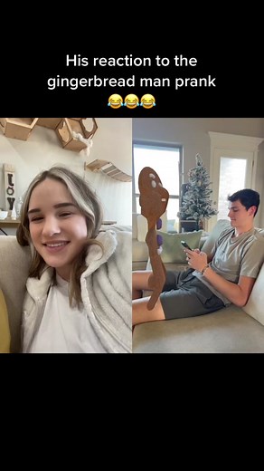 Hilarious Gingerbread Man Prank Reaction Duet