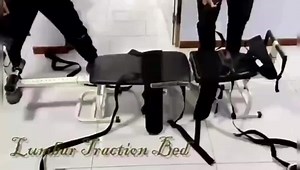 Multifunctional Medical Cervical and Lumbar Traction Bed Portable Cervical and Lumbar Manual Orthopedic Traction Stretcher