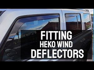 Fitting Heko Wind Deflectors to my Jeep Commander