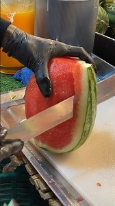 Only $1.75! Fresh Thai Watermelon - Fruit Cutting Skills