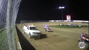 Push Truck vs Midget at Lake Ozark Speedway! 😳 | RacinBoys