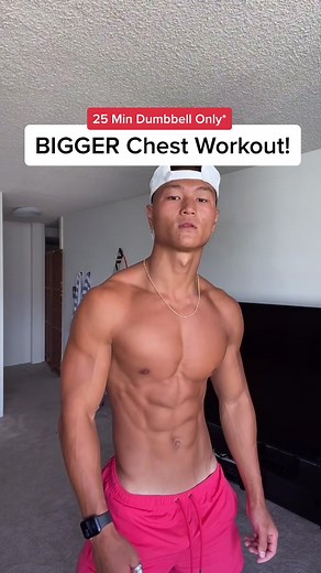 Full DB Strength Program on my training app, DOWNLOAD NOW! 📲 #jparkfit #chestday #gains #fyp #fit