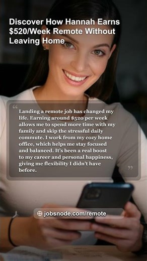 Work from Home Success Story: How Hannah Makes $520/Week Remotely