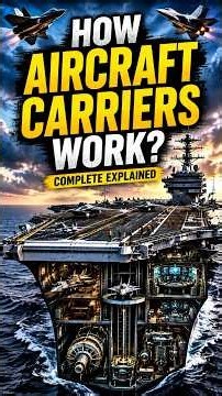 How Aircraft Carriers Work 🚢✈️ | The World's Largest Floating Airbase Explained