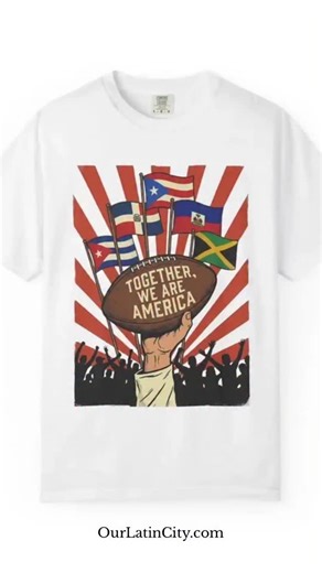 Not one country. Not one story. All of us. Together, We Are America tees. Heavyweight cotton. Every flag represented from the Caribbean, Central America and South America. This is for the culture. Drop your flag in the comments 👇🏾 and get yours at OurLatinCity.com 🇨🇺 🇩🇴 🇵🇷 🇯🇲 🇭🇹 🇧🇧 🇹🇹 🇱🇨 🇬🇩 🇦🇬 🇻🇨 🇩🇲 🇰🇳 🇧🇸 🇲🇽 🇧🇿 🇬🇹 🇭🇳 🇸🇻 🇳🇮 🇨🇷 🇵🇦 🇨🇴 🇻🇪 🇪🇨 🇵🇪 🇧🇴 🇦🇷 🇨🇱 🇺🇾 🇵🇾 🇧🇷 🇬🇾 🇸🇷 🇫🇷 | Latin City