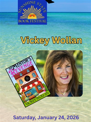 @vickeywollanauthor is a Florida author of sweet and adventure romances, entrepreneur, and lifelong adventurer. A world traveler who loves the outdoors, she keeps her inner child alive and draws inspiration from nature and new experiences. Join us for a day of pirates & adventure! @santafecollege, Gainesville, FL | 📅 Jan 24, 2026 | 10 AM – 4 PM #SSBF2026 #WhatsGoodAlachuaCounty #visitgainesville #whyilovegnv #FloridaAuthors #BookTok
