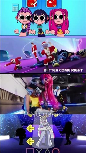 FNF How it's Done SPRUNKI but Real Life vs CHRISTMAS Saja Boys 4 - KPop Demon Hunters