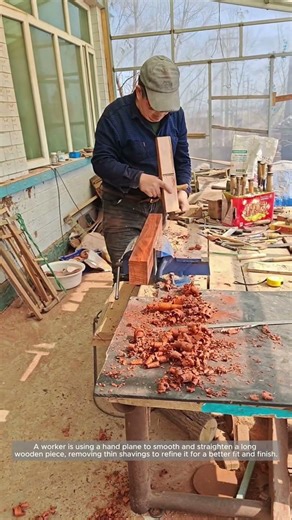 Hand Planing a Long Timber Smooth