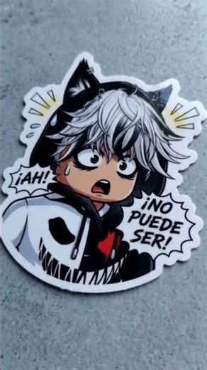 haciéndole un sticker Abraham